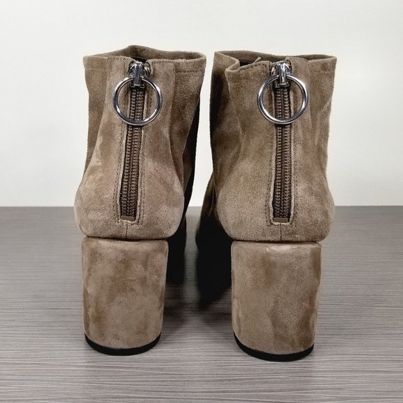 Via Spiga Nadia Bootie, Tan Suede, Womens Size 9.5 M / 39.5 - Picture 5 of 10